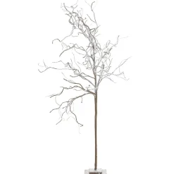 Arbre de Noël enneigé blanc effet neige H 130 cm