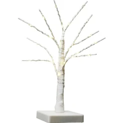 Arbre de Noël lumineux 30 LED à poser H32 cm