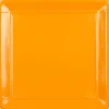 Assiette carton orange x8