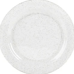 Assiette jetable à paillettes dorées x 20