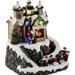 Atelier du Père Noël animé lumineux et musical