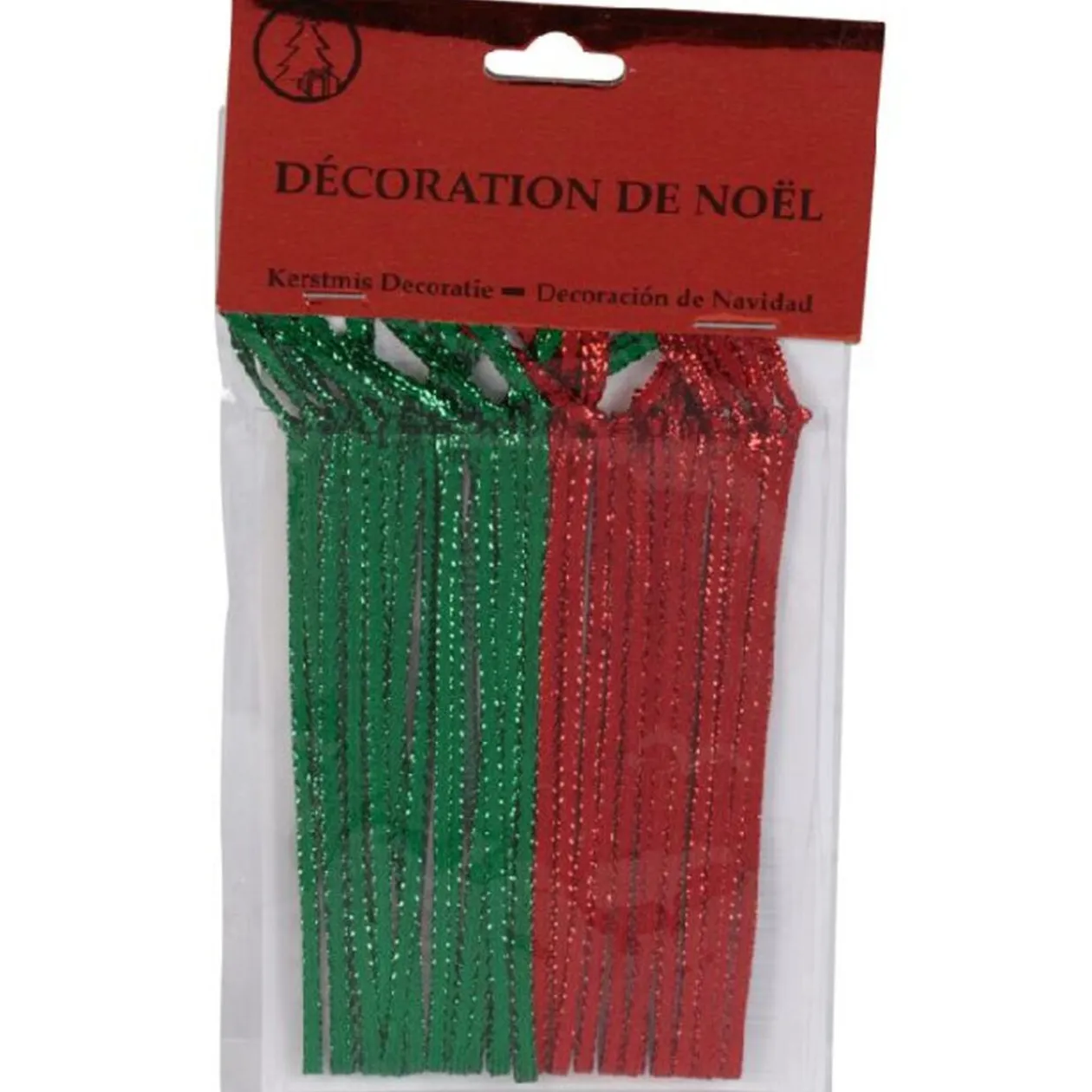 Attache ruban rouge verte x30