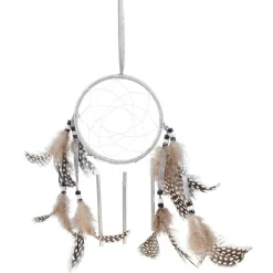 Attrape-rêve de Noël avec plumes à suspendre