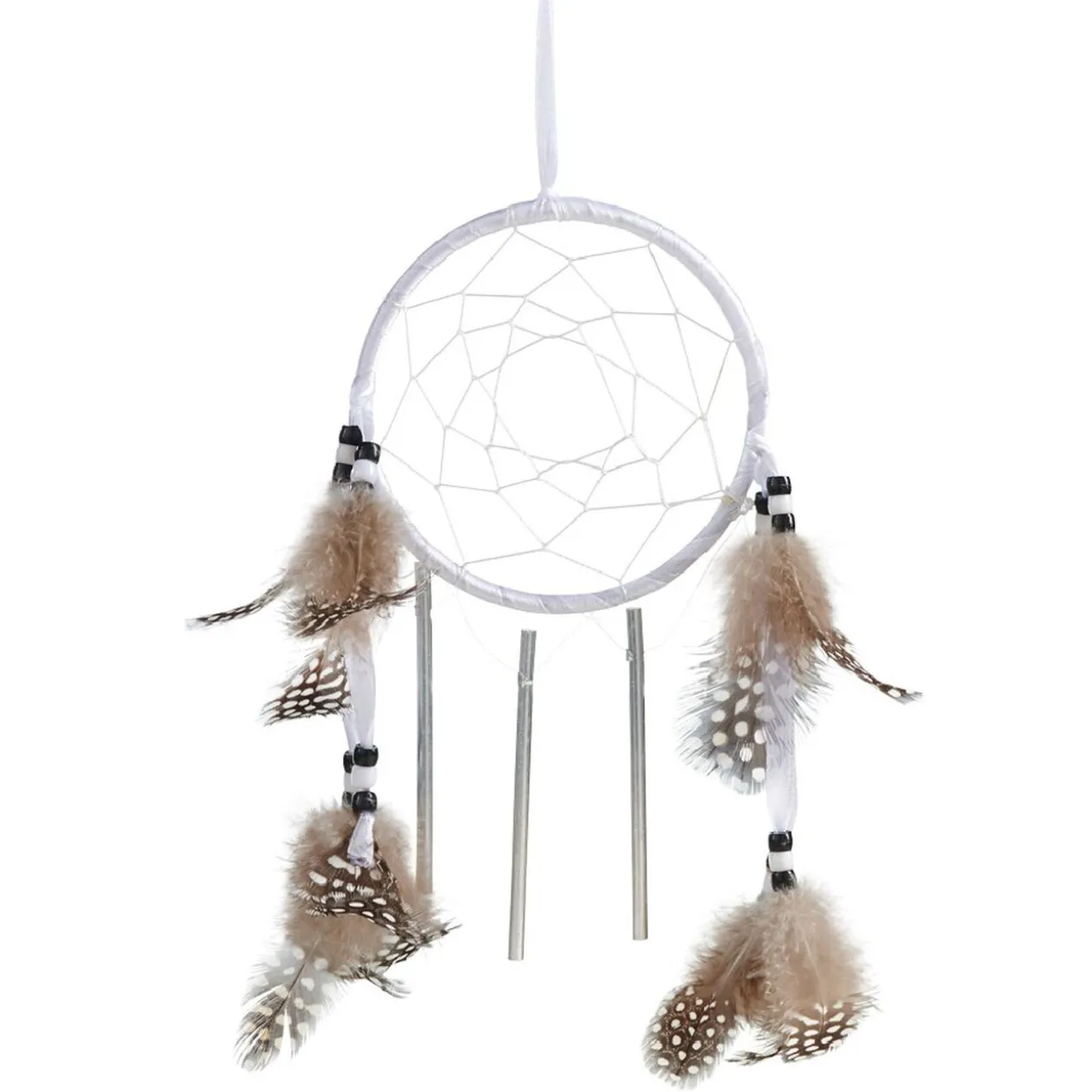 Attrape-rêve de Noël avec plumes à suspendre