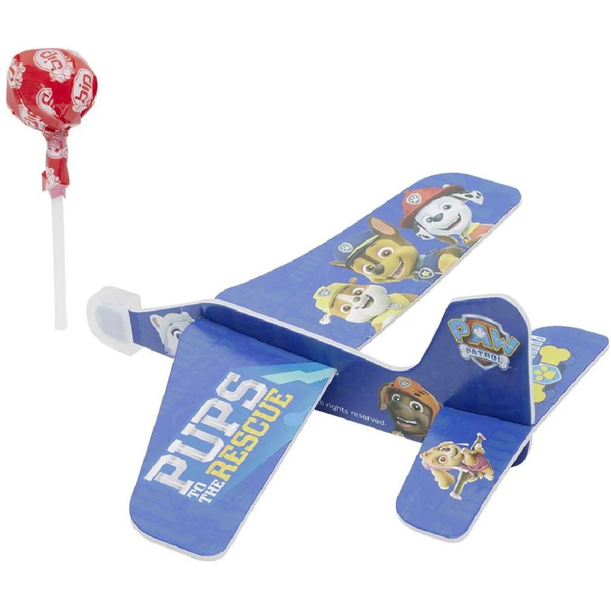 Avion planeur Pat Patrouille avec sucette