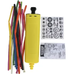 Ballon à sculpter multicolore x 15 avec pompe