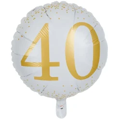 Ballon alu 40 ans Ø46cm