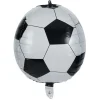 Ballon alu football 4D Ø60cm