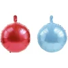 Ballon aluminium bleu et rouge x 2