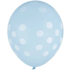 Ballon décor Baby rose ou bleu x6