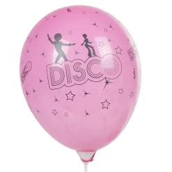 Ballon de baudruche ambiance disco x8
