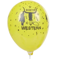 Ballon de baudruche ambiance western x8