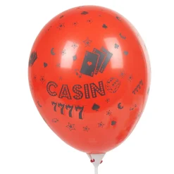 Ballon de baudruche ambiance casino x8