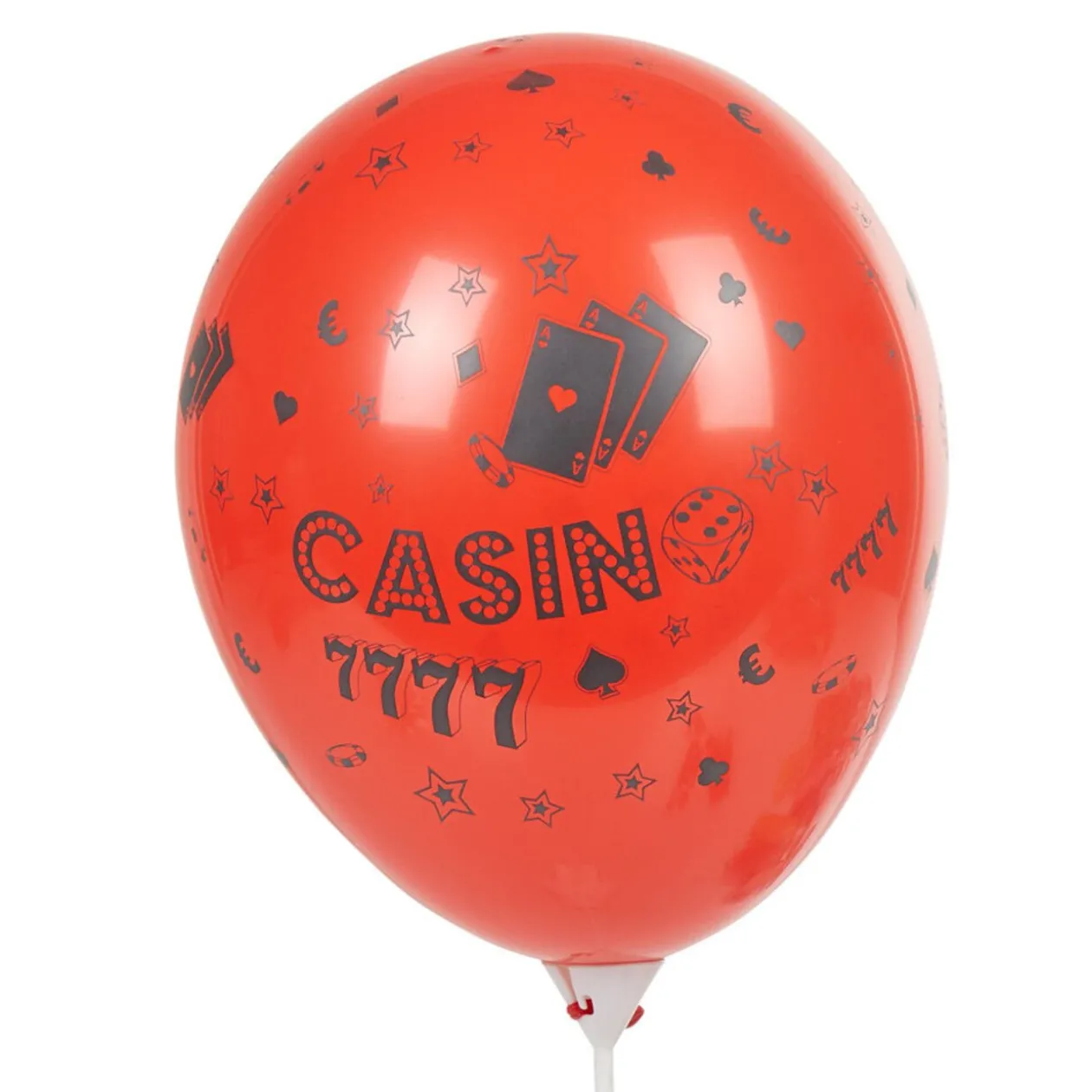 Ballon de baudruche ambiance casino x8