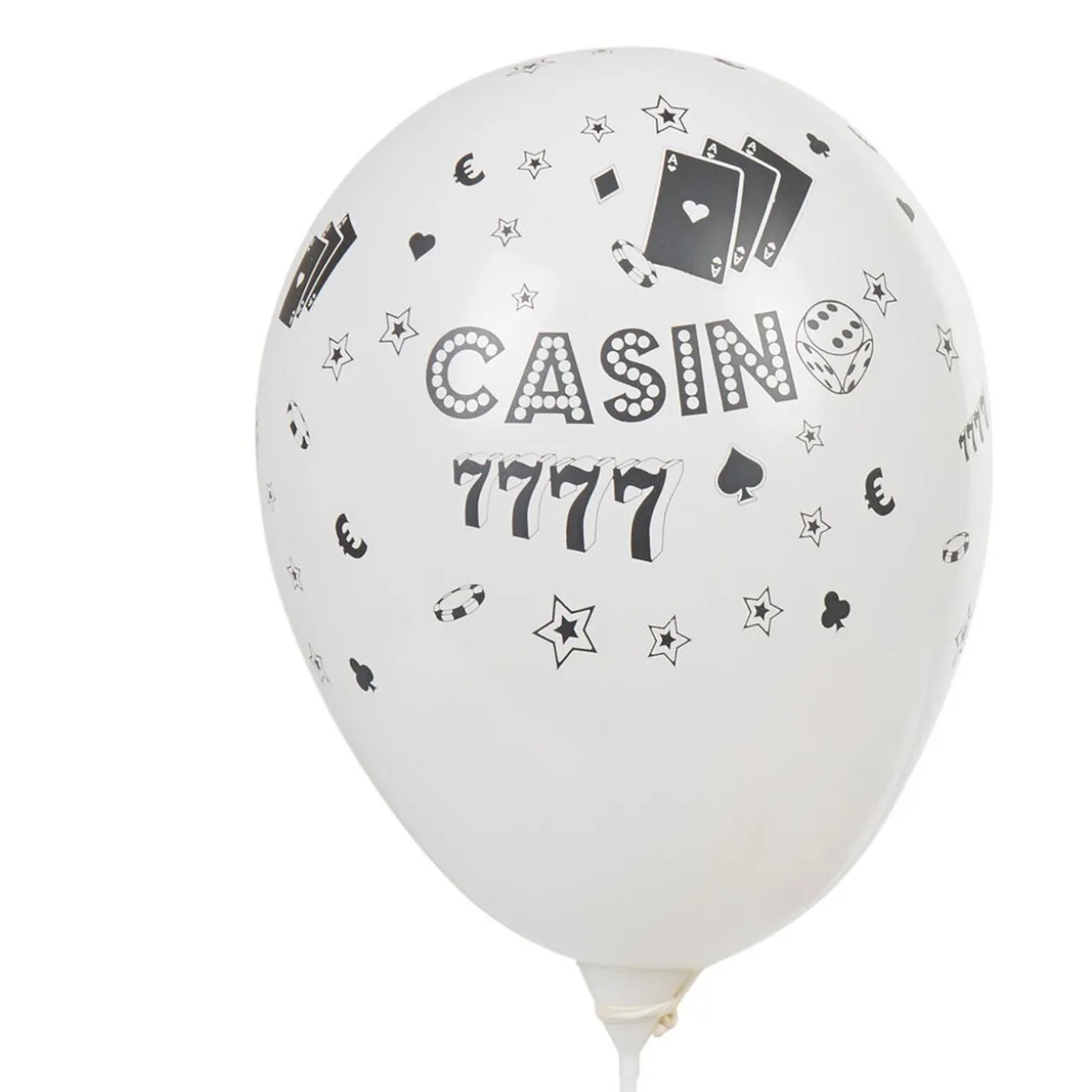 Ballon de baudruche ambiance casino x8