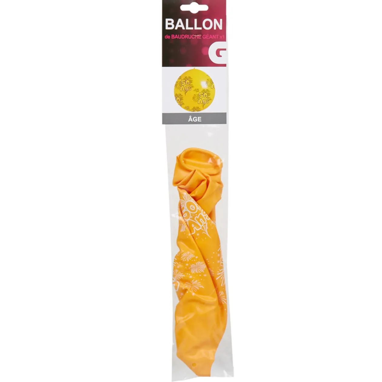 Ballon de baudruche anniversaire 50 ans