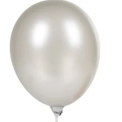 Ballon de baudruche nacré doré argenté noir x20