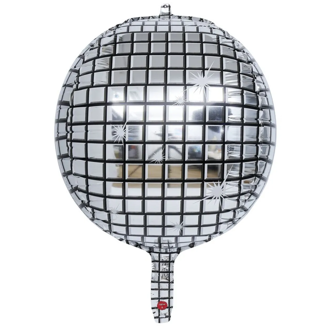 Ballon en 4D disco argenté 36cm