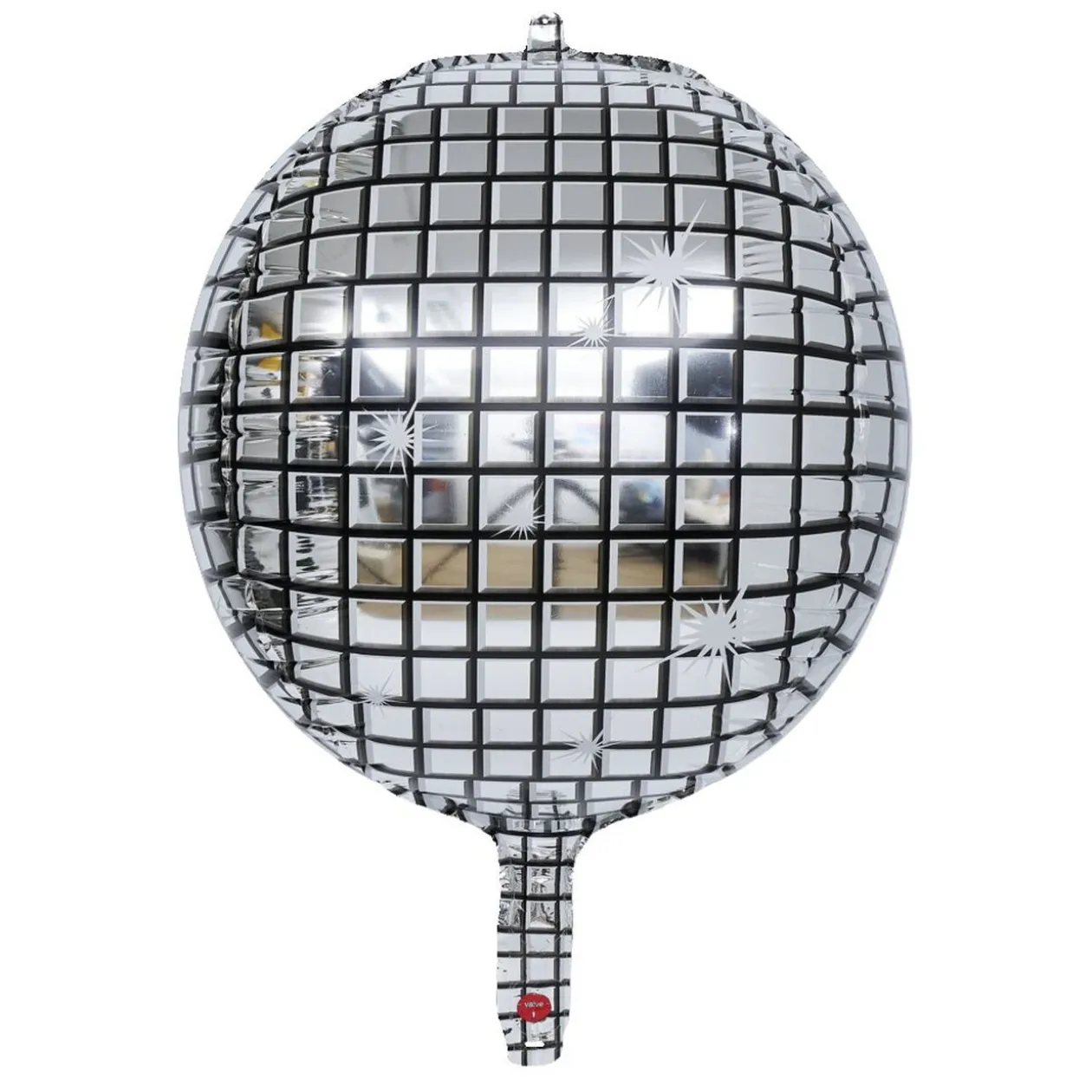 Ballon en 4D disco argenté 36cm
