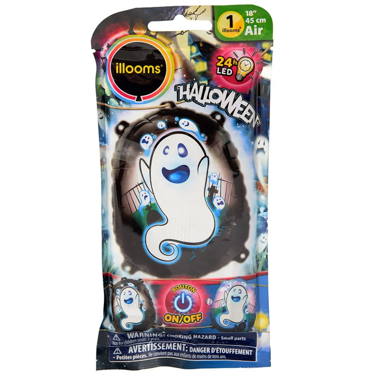 Ballon fantôme led Halloween