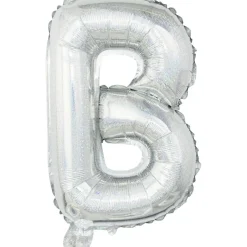 Ballon forme lettre B, aluminium