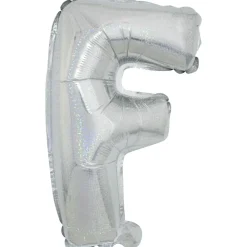 Ballon forme lettre F, aluminium