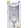 Ballon forme lettre Y, aluminium