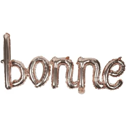 Ballon gonflable BONNE ANNÉE rose gold