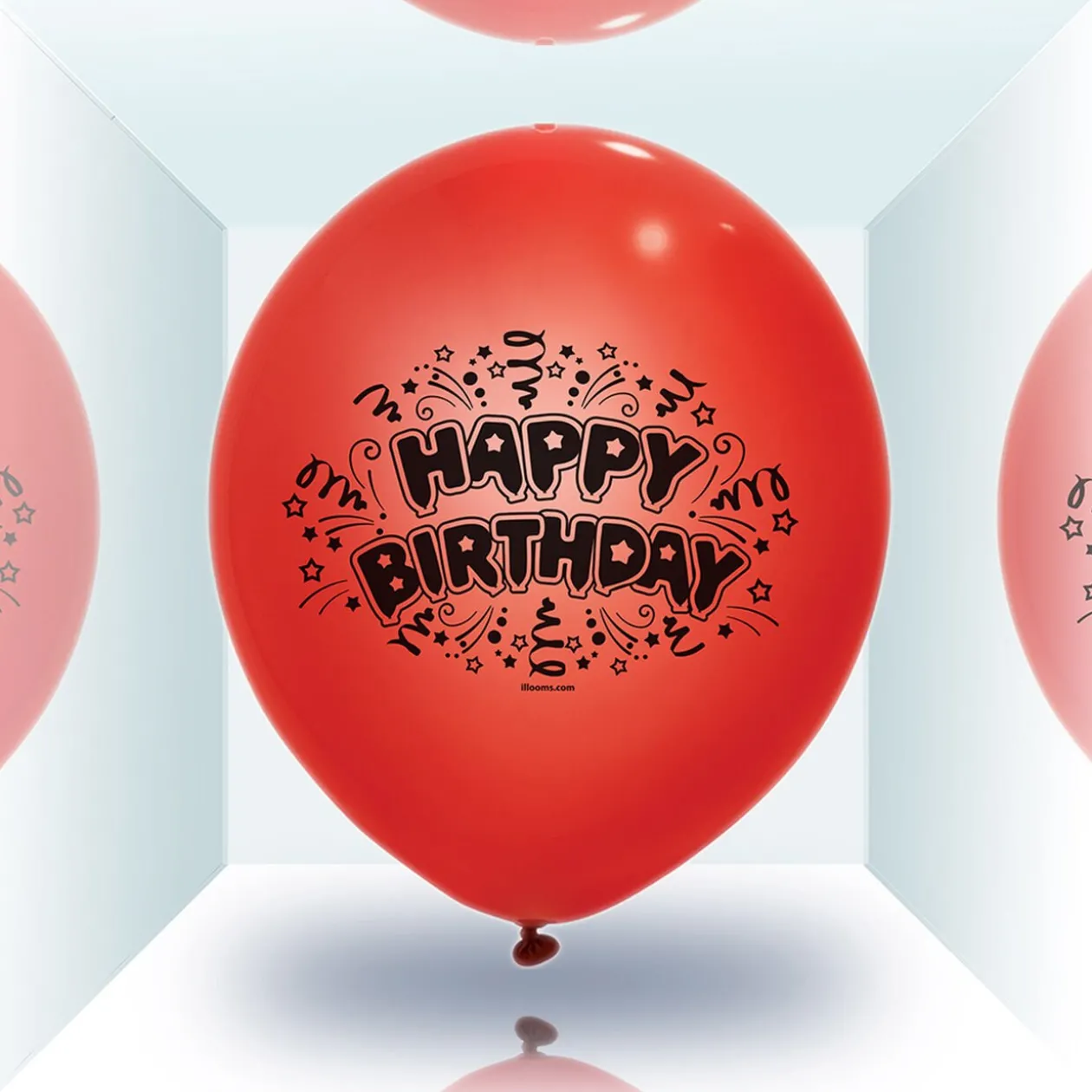 Ballon led coloré Happy Birthday x 5