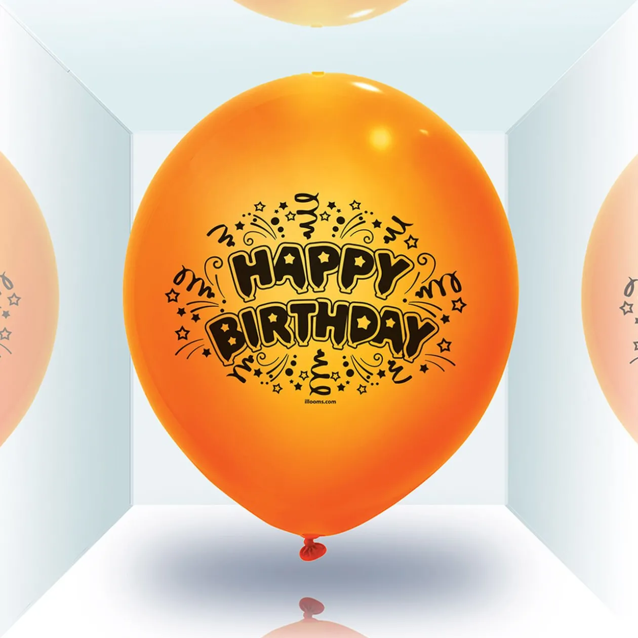 Ballon led coloré Happy Birthday x 5