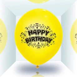 Ballon led coloré Happy Birthday x 5