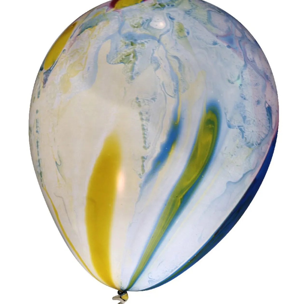 Ballon lumineux LED design marbre x4