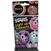 Ballon lumineux LED design étoiles x4