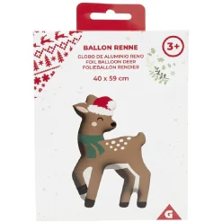 Ballon renne 59x55cm