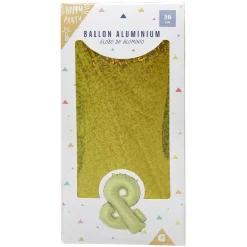 Ballon symbole &, aluminium