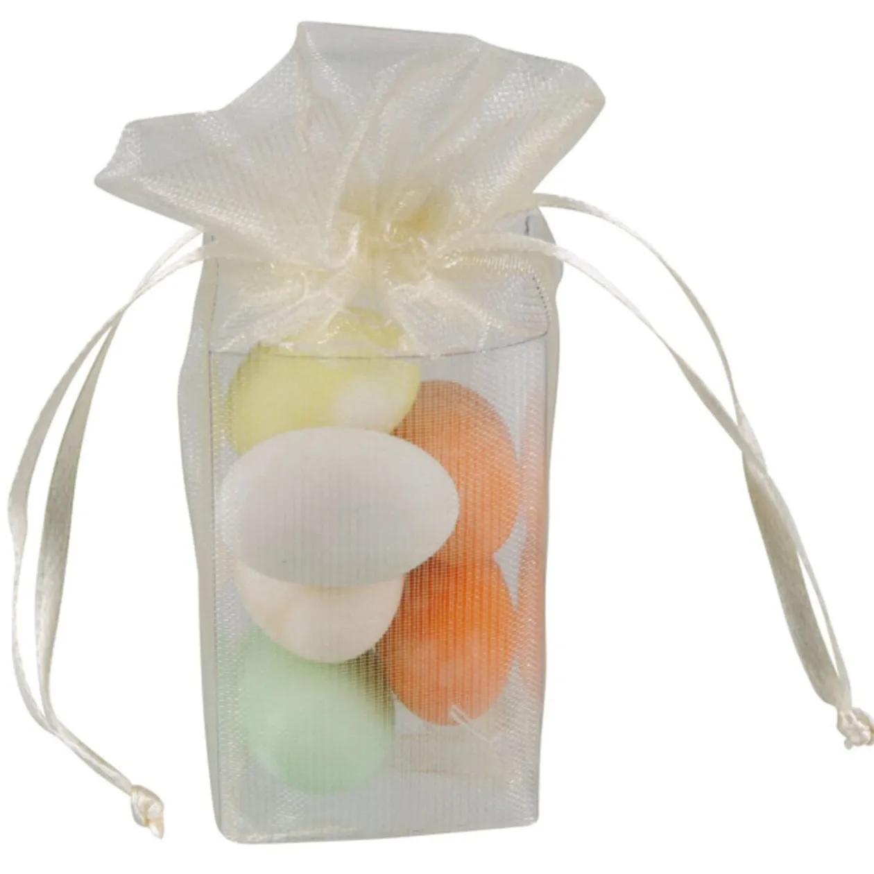 Ballotin à dragées ivoire x4