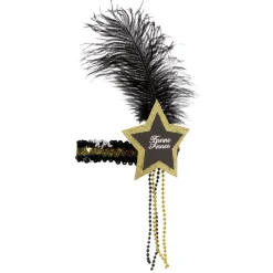 Bandeau Charleston doré ou argenté