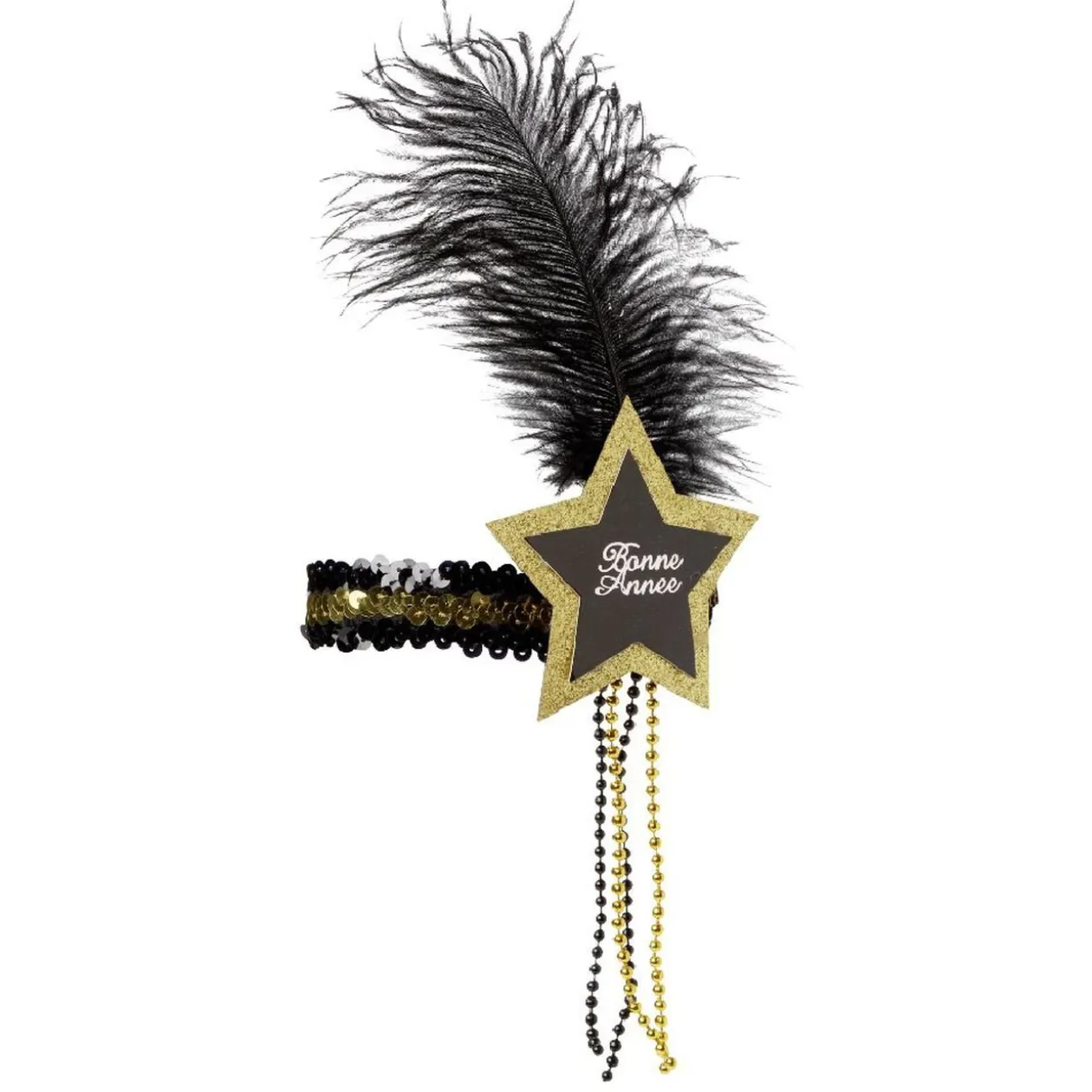 Bandeau Charleston doré ou argenté