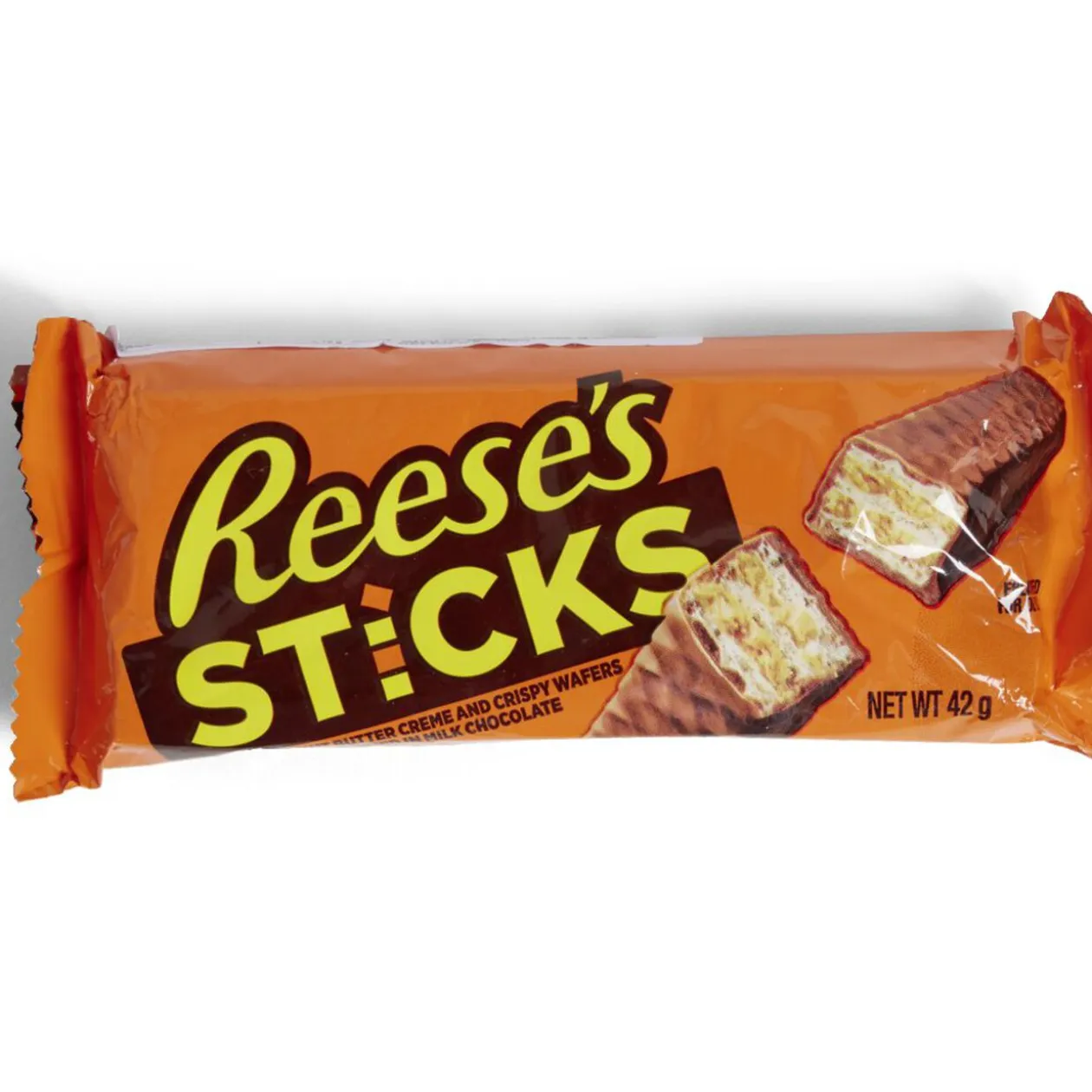 Barre chocolatée cacahuète Reese's Sticks gaufrette 42gr