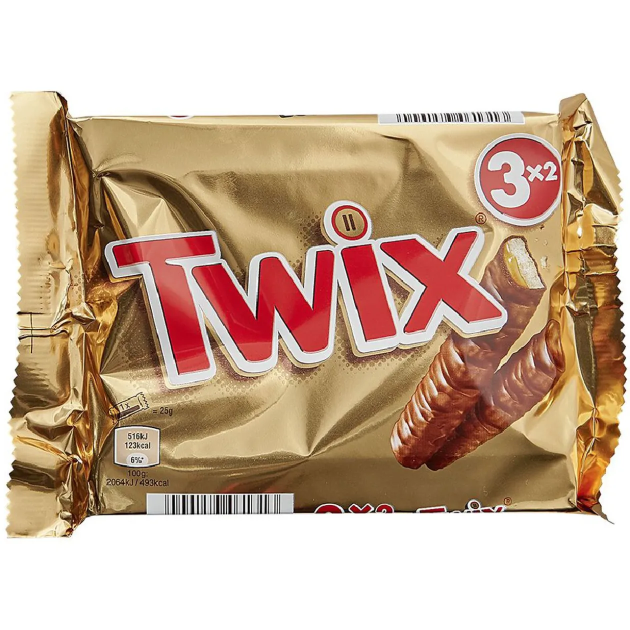 Barre chocolatée Twix x3