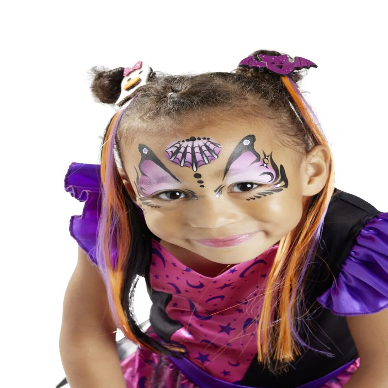 Barrette à cheveux avec mèches Halloween