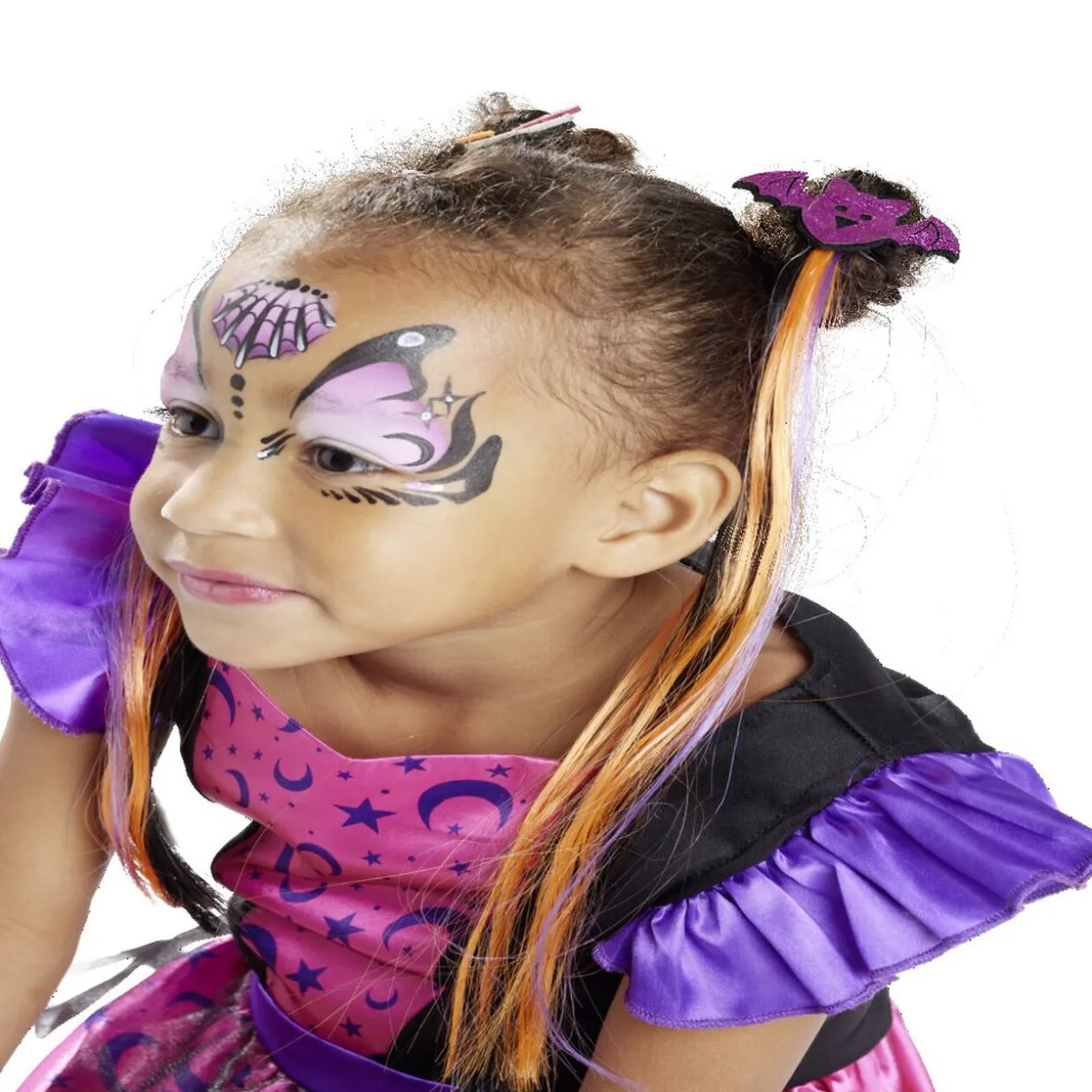 Barrette à cheveux avec mèches Halloween