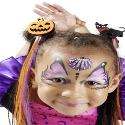 Barrette à cheveux avec mèches Halloween