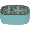 Bento bleu décor fruits exotiques