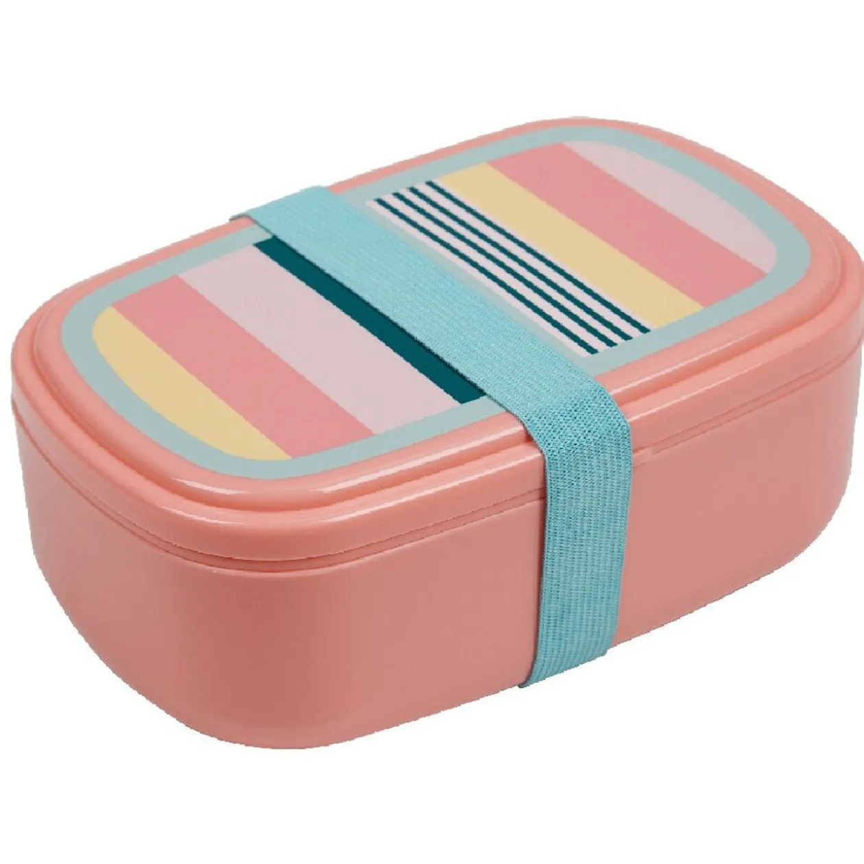 Bento lunch box plastique bayadère