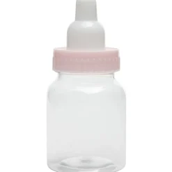 Biberon à dragées rose x4