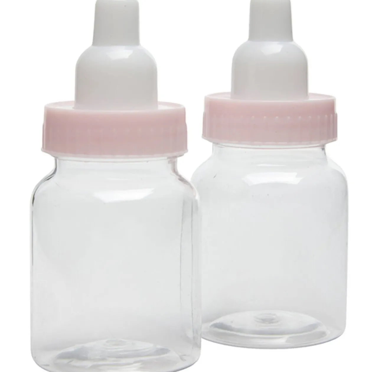 Biberon à dragées rose x4