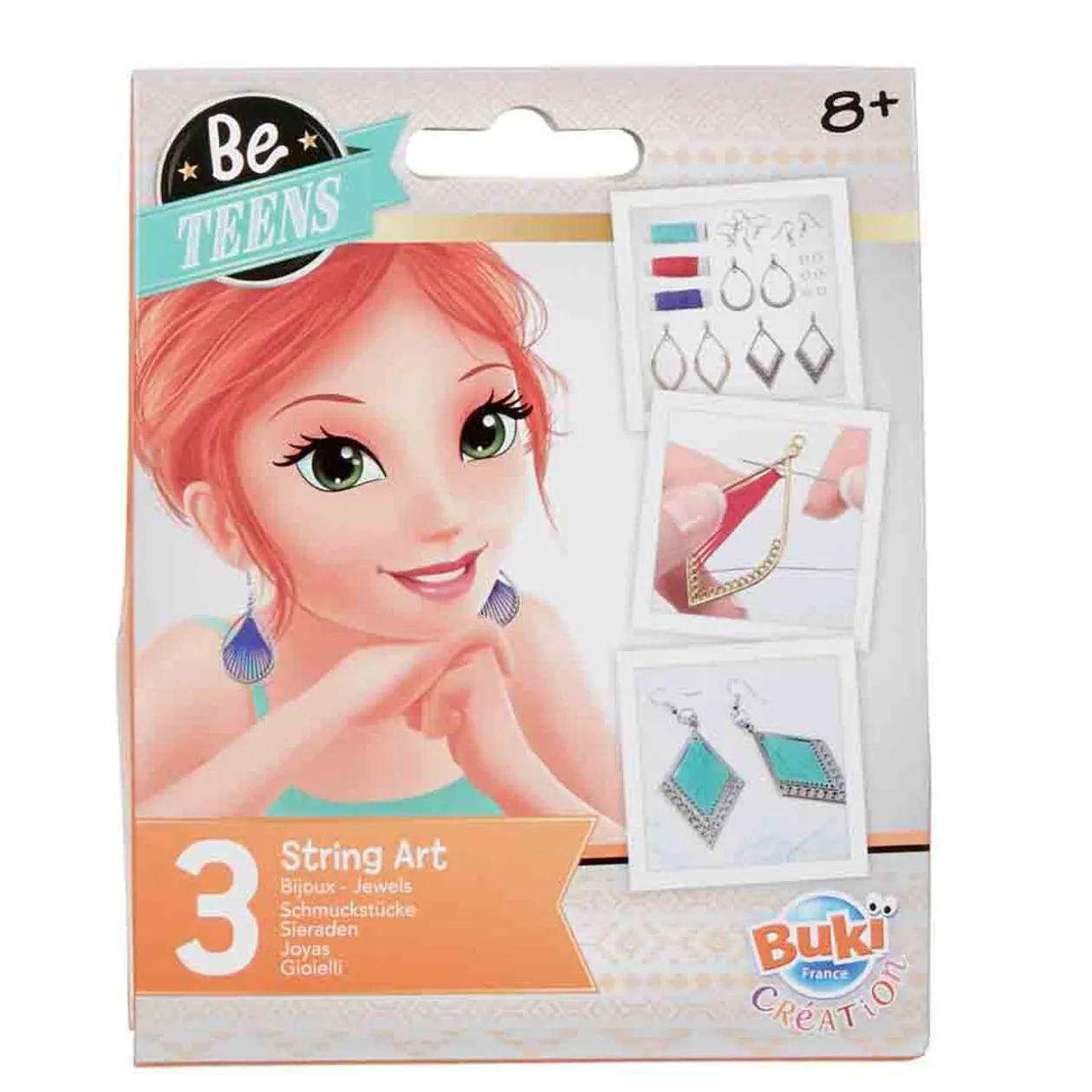 Bijoux créatifs 3 boucles d'oreilles fantaisie