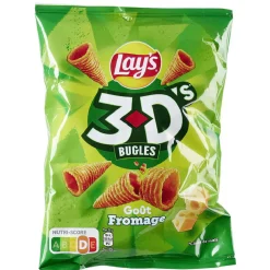 Biscuit apéritif 3D's bugles Lay's fromage 35g