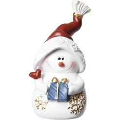 Bohomme de neige à poser en résine